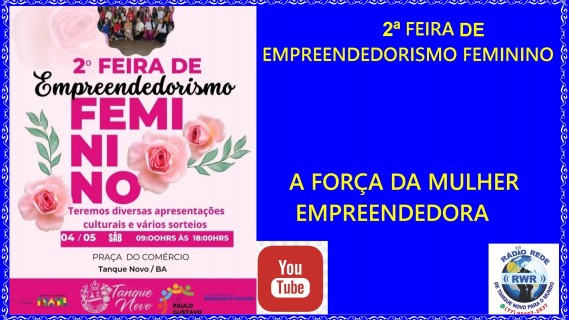 2ª FEIRA DE EMPREENDEDORISMO FEMININO